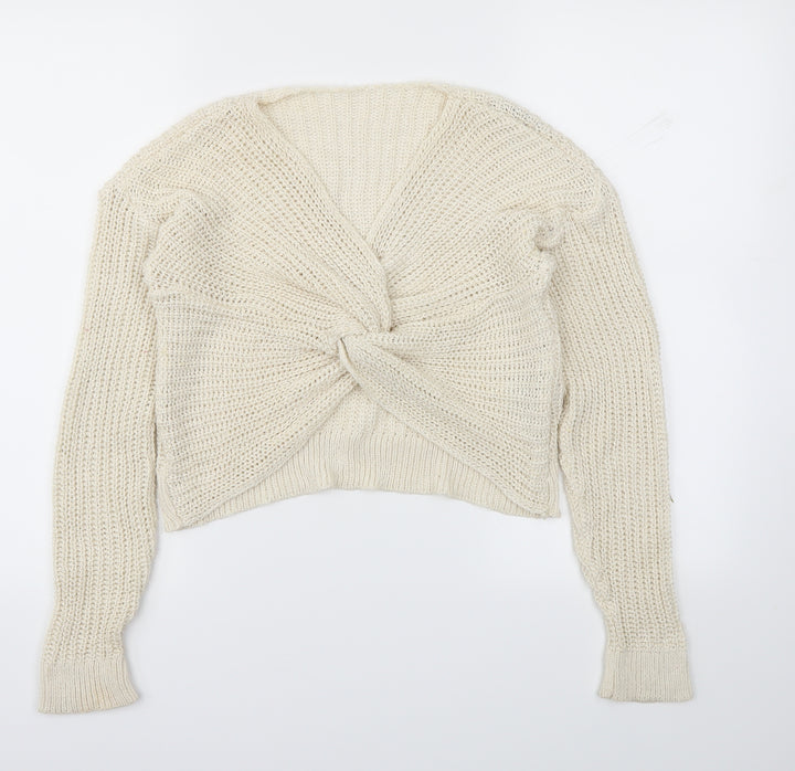 New Look Womens Ivory   Pullover Jumper Size S
