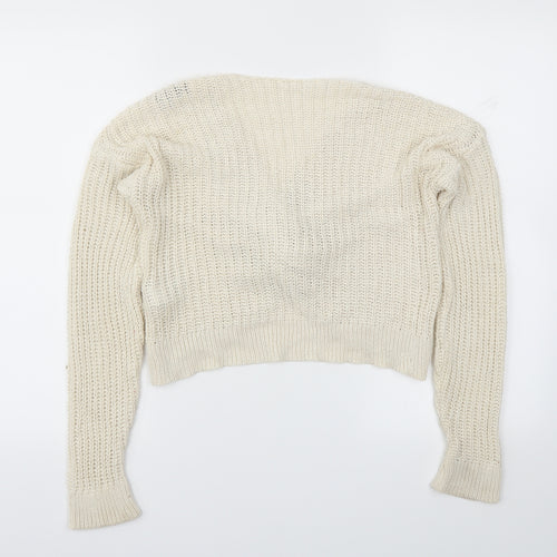 New Look Womens Ivory   Pullover Jumper Size S