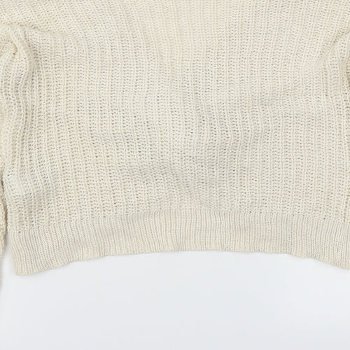 New Look Womens Ivory   Pullover Jumper Size S