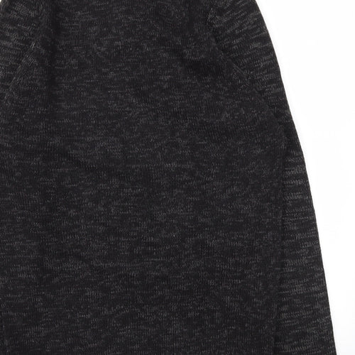 Peacokcs Mens Black   Pullover Sweatshirt Size M