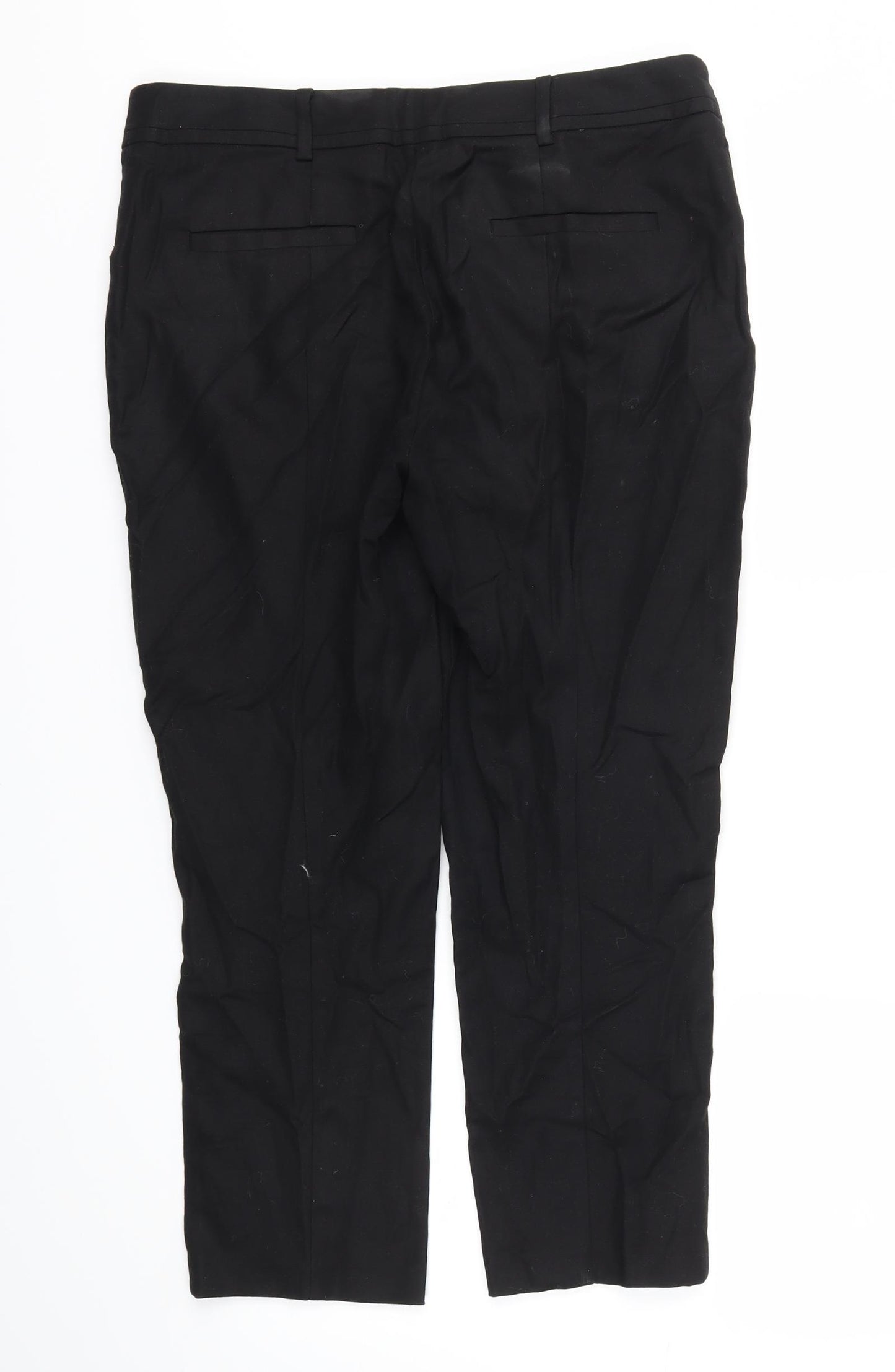 ASOS Womens Black   Capri Trousers Size 12 L23 in