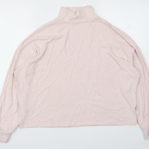 New Look Womens Pink   Pullover Jumper Size M