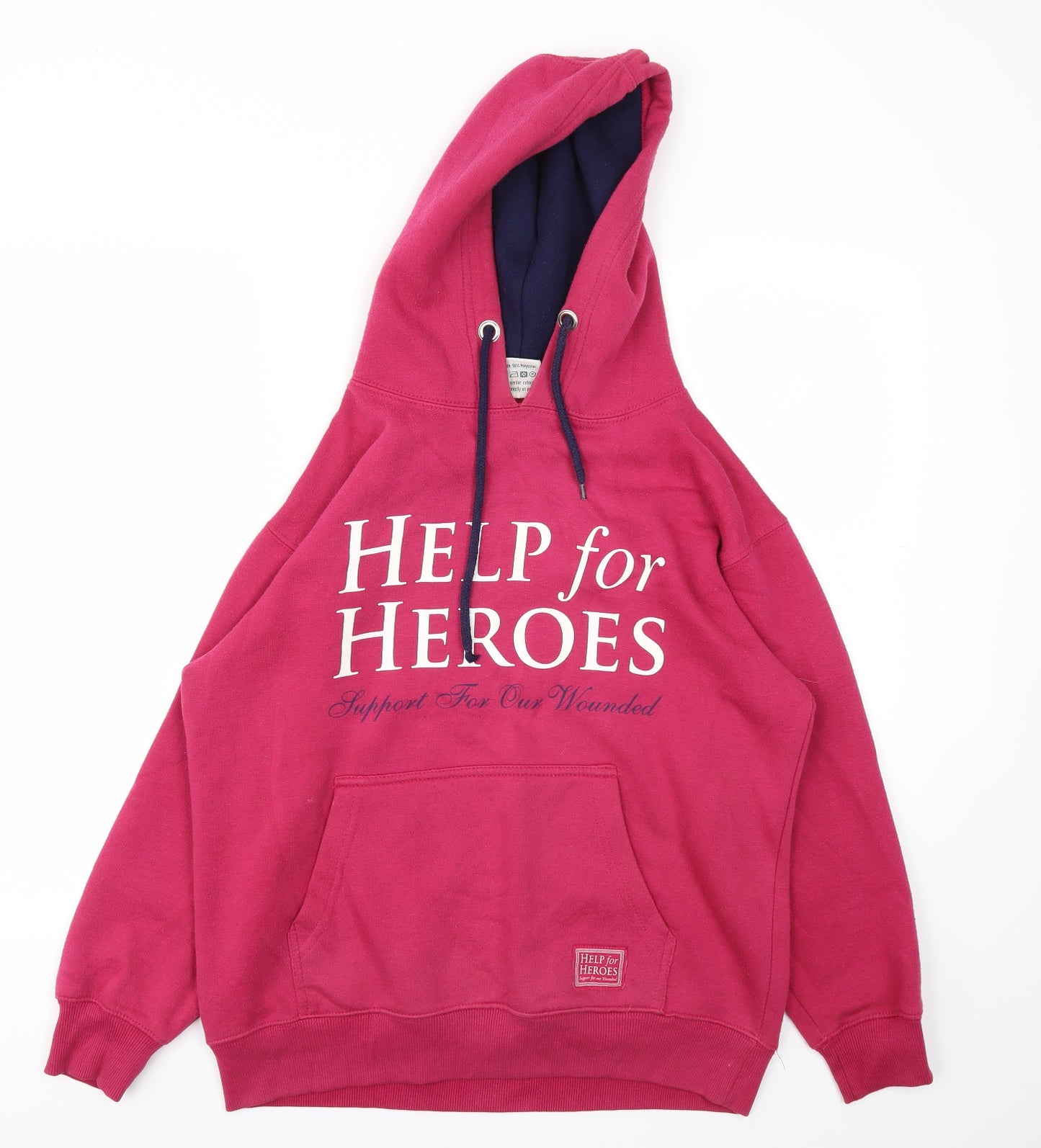 Help For Heroes Womens Pink   Pullover Jumper Size 10