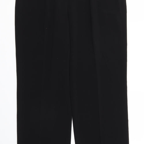 Preworn Womens Black   Trousers  Size 16 L28 in