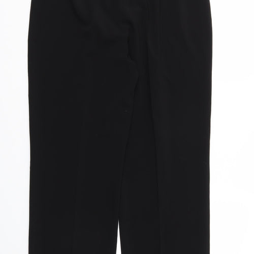 Preworn Womens Black   Trousers  Size 16 L28 in