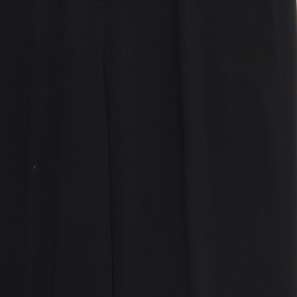 Preworn Womens Black   Trousers  Size 16 L28 in