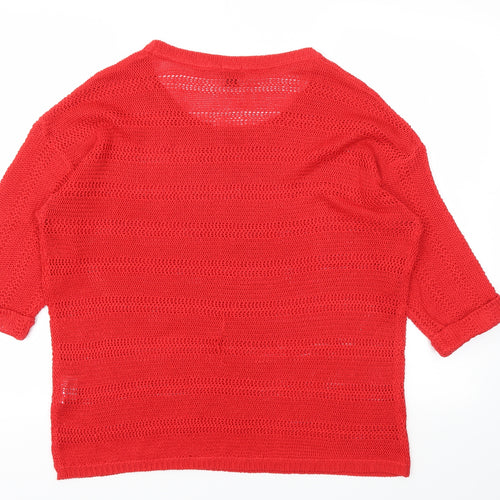 ESMARA Womens Red   Pullover Jumper Size L