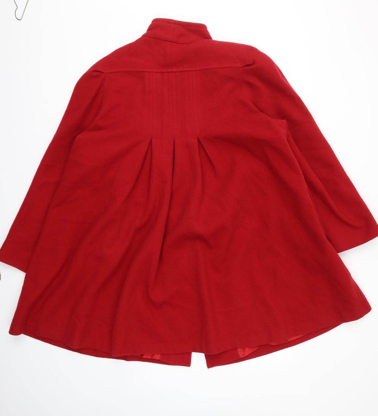 Preworn Womens Red   Jacket Coat Size 10