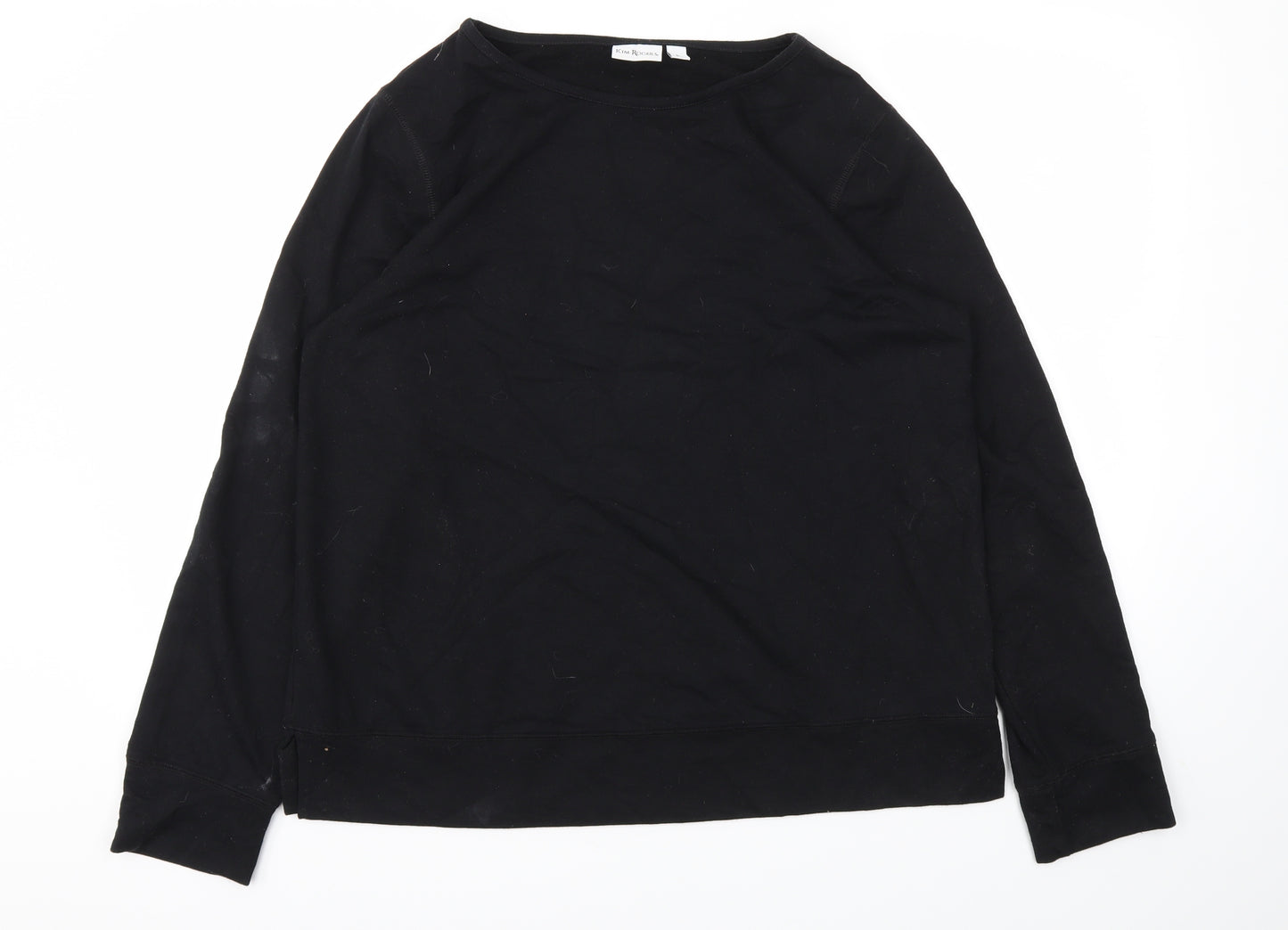 Kim Rogers Womens Black   Pullover Jumper Size L