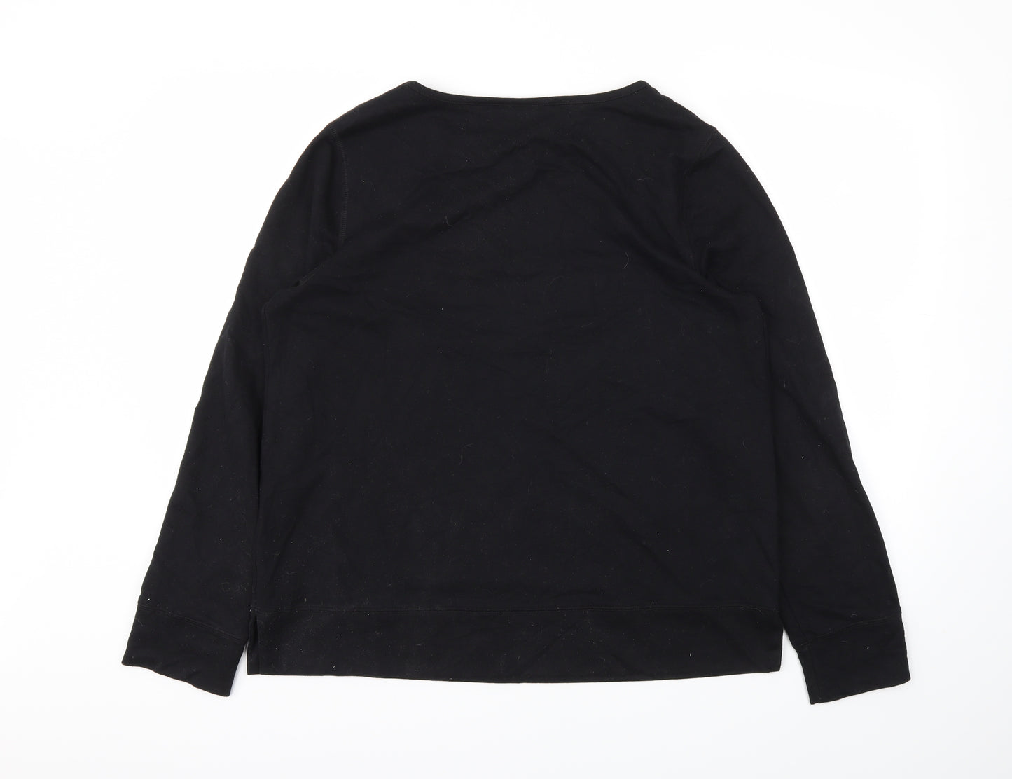 Kim Rogers Womens Black   Pullover Jumper Size L
