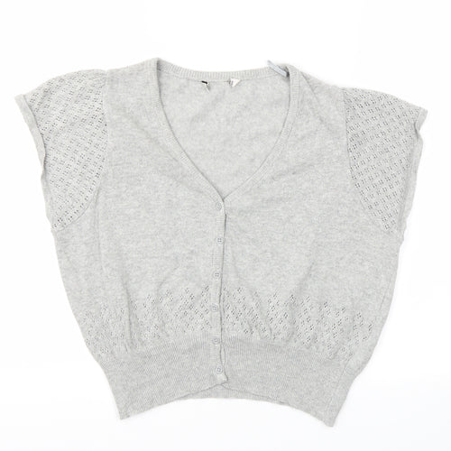 George Womens Grey   Cardigan Jumper Size 16