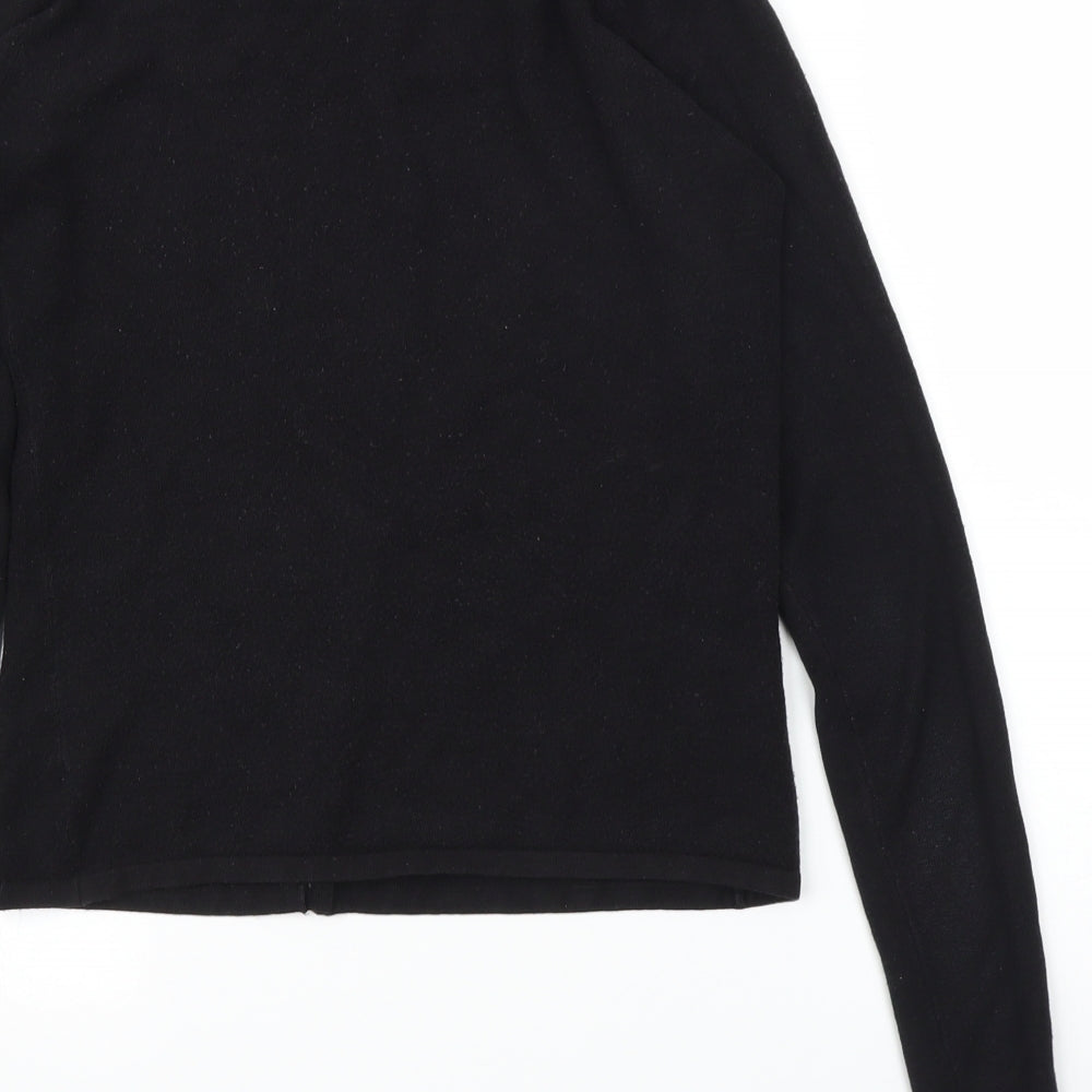 AMARANTO Womens Black   Cardigan Jumper Size S