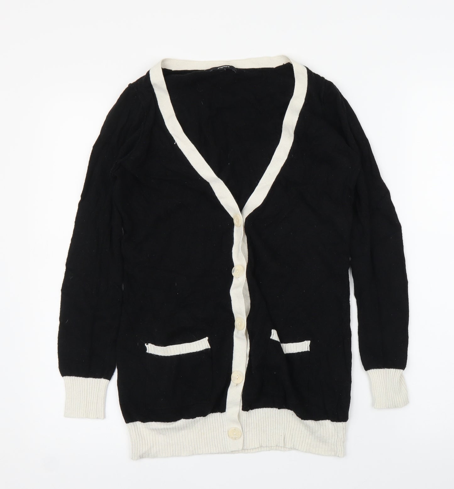 Papaya Womens Black   Cardigan Jumper Size 10