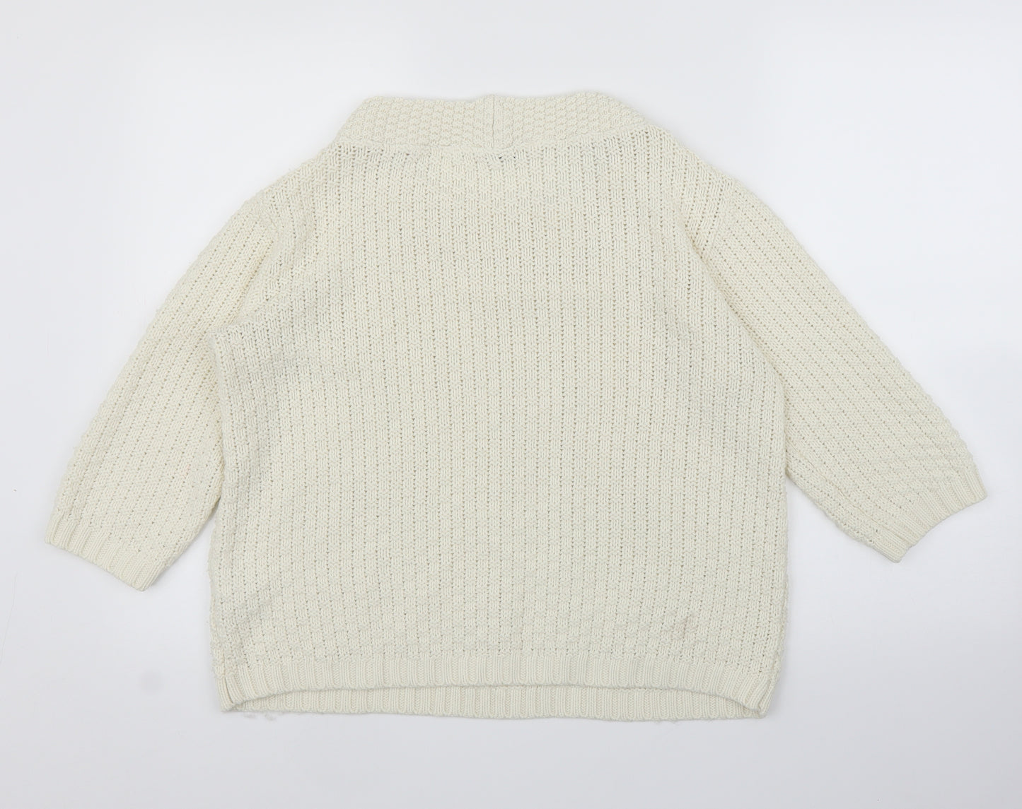 Miss Selfridge Womens White   Pullover Jumper Size 14
