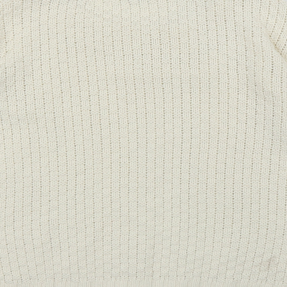 Miss Selfridge Womens White   Pullover Jumper Size 14