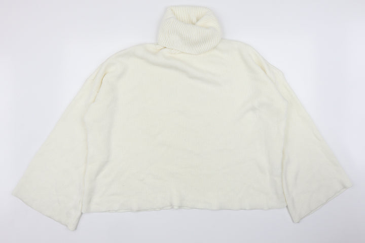 I SAW IT FIRST Womens White Pullover Jumper Size S