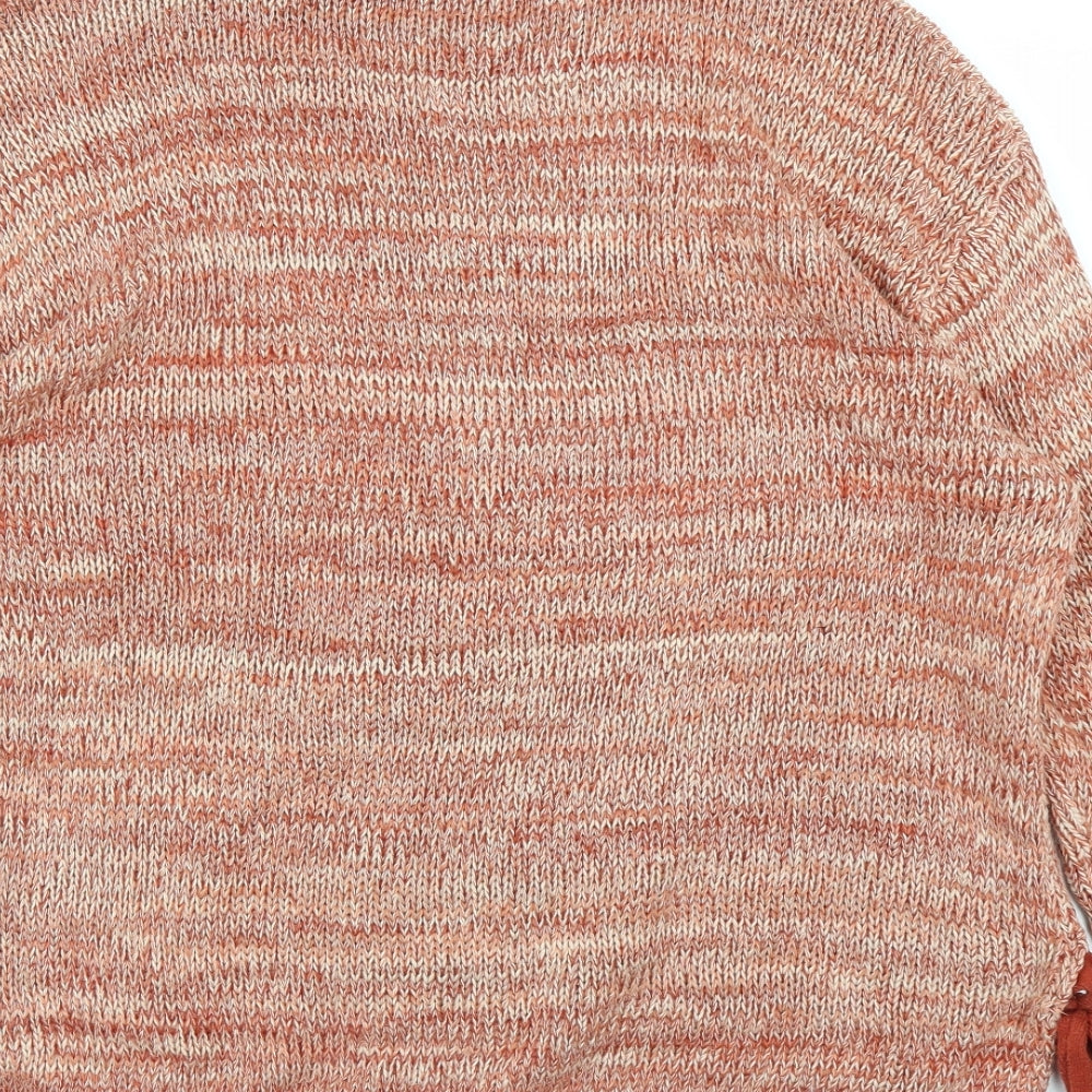 Mango Womens Orange   Pullover Jumper Size M