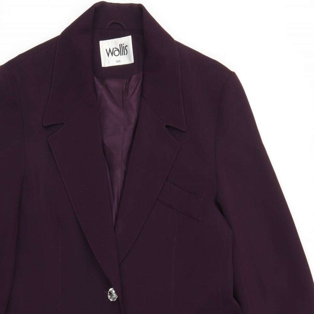 Wallis Womens Purple   Jacket  Size 10