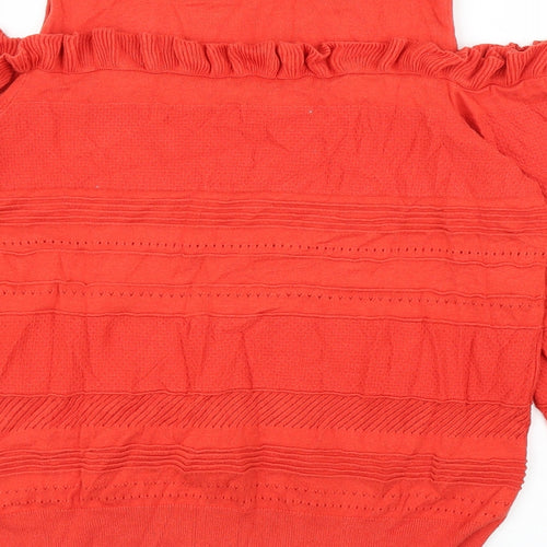 George Womens Red   Pullover Jumper Size 14