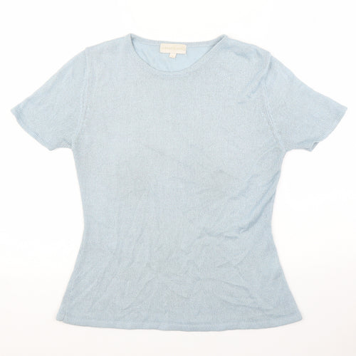 Le Maglie Womens Blue   Basic Blouse Size S