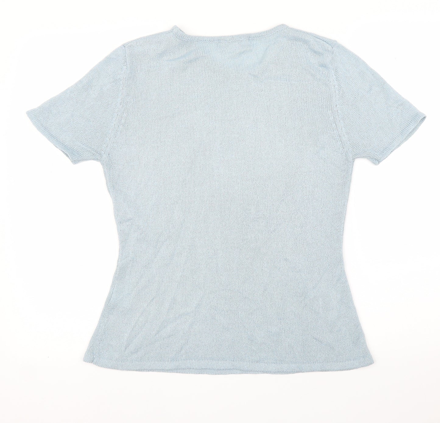 Le Maglie Womens Blue   Basic Blouse Size S
