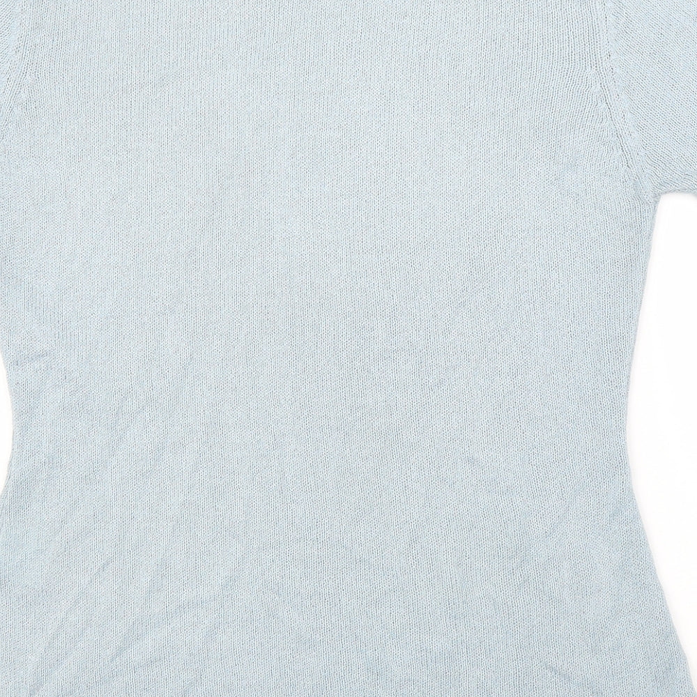 Le Maglie Womens Blue   Basic Blouse Size S