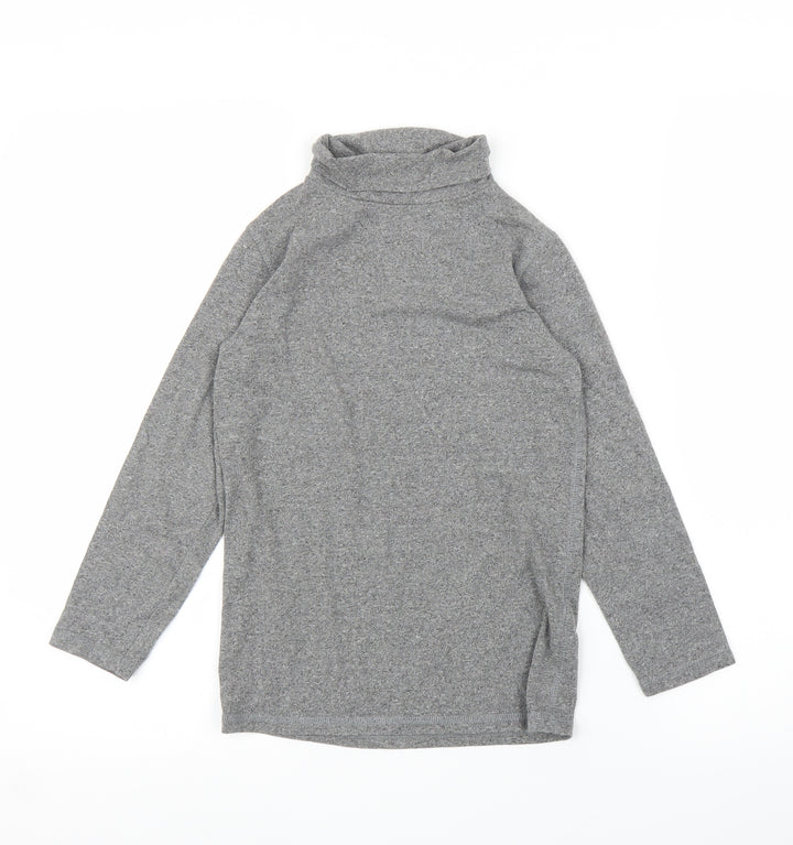 River Island Girls Grey Pullover Jumper Size 5-6 Years