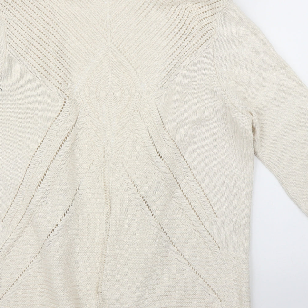 Damart Womens Ivory   Cardigan Jumper Size 16