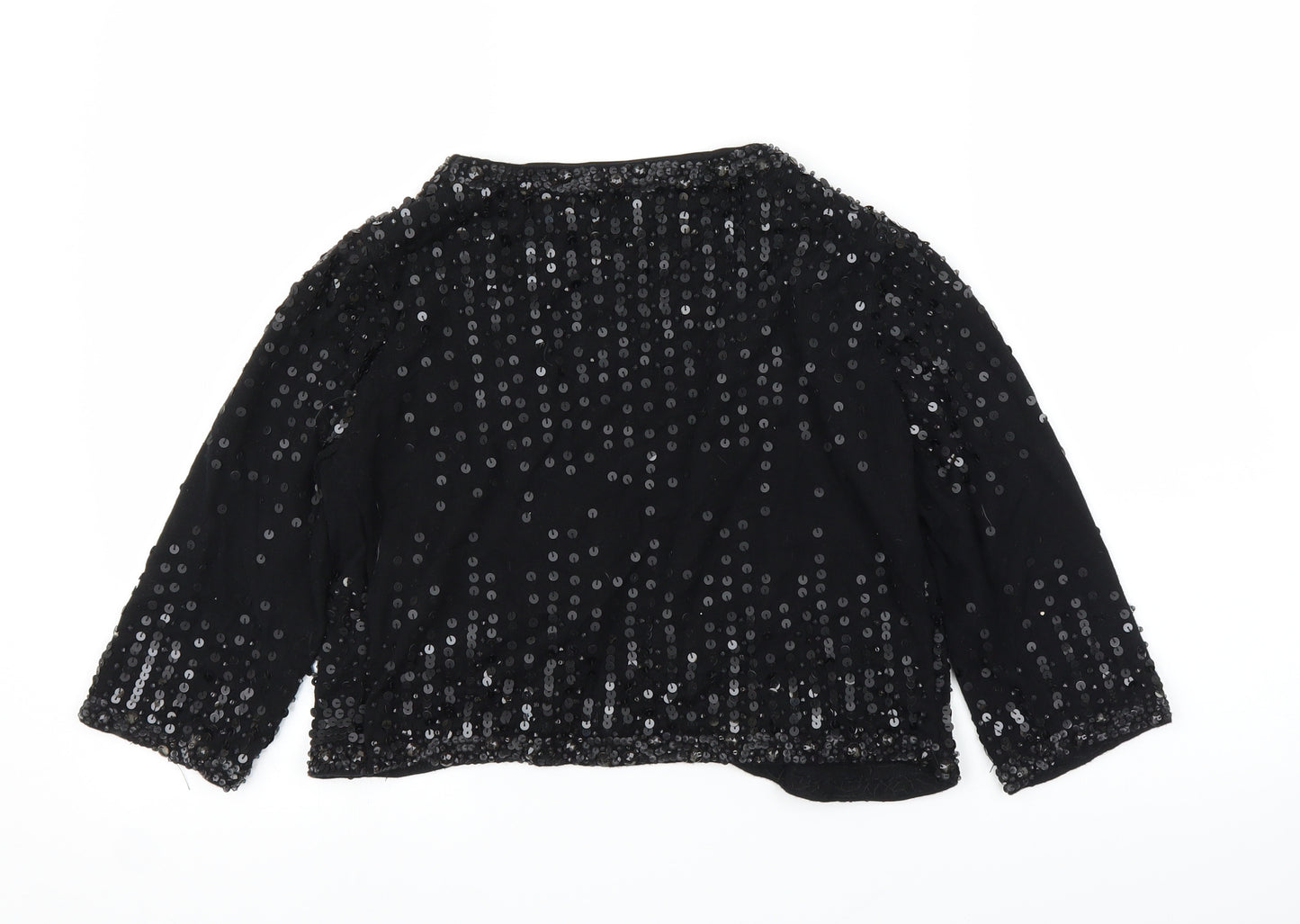 Zara Womens Black   Cardigan Jumper Size M  - Bolero