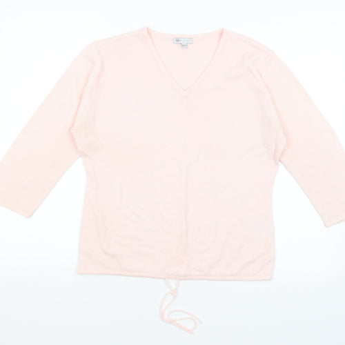 Debbie Morgan Womens Pink   Pullover Jumper Size M