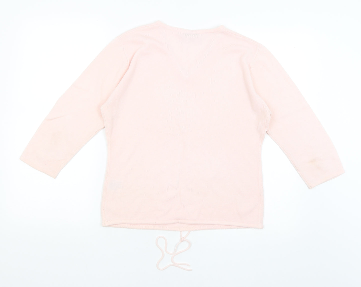 Debbie Morgan Womens Pink   Pullover Jumper Size M