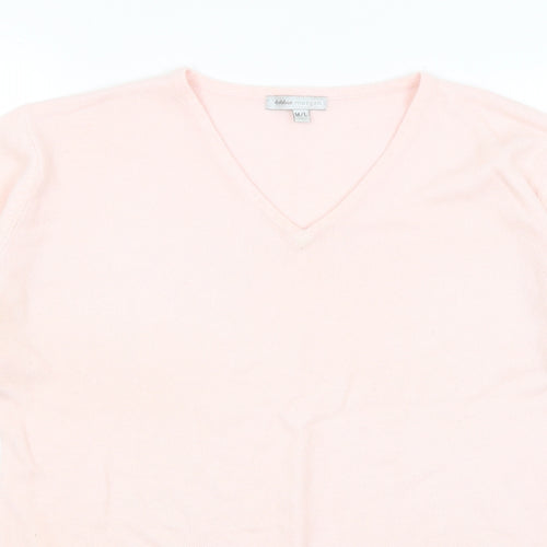 Debbie Morgan Womens Pink   Pullover Jumper Size M