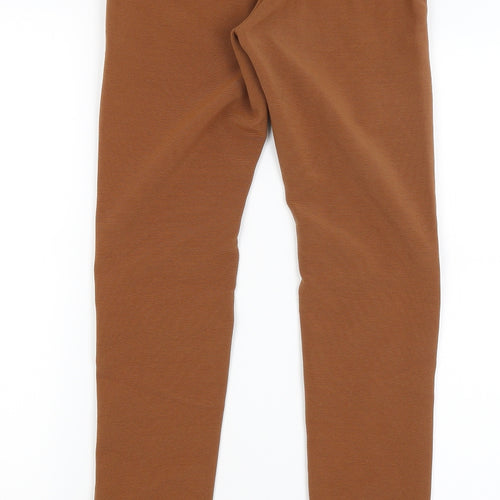 H&M Womens Brown   Trousers  Size 8 L29.5 in
