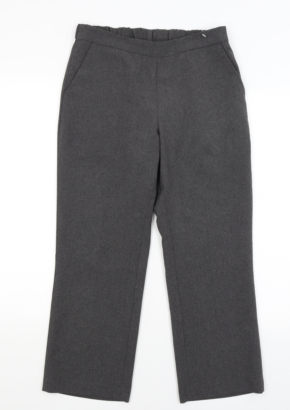 Bonmarche Womens Grey   Dress Pants Trousers Size 10 L25 in