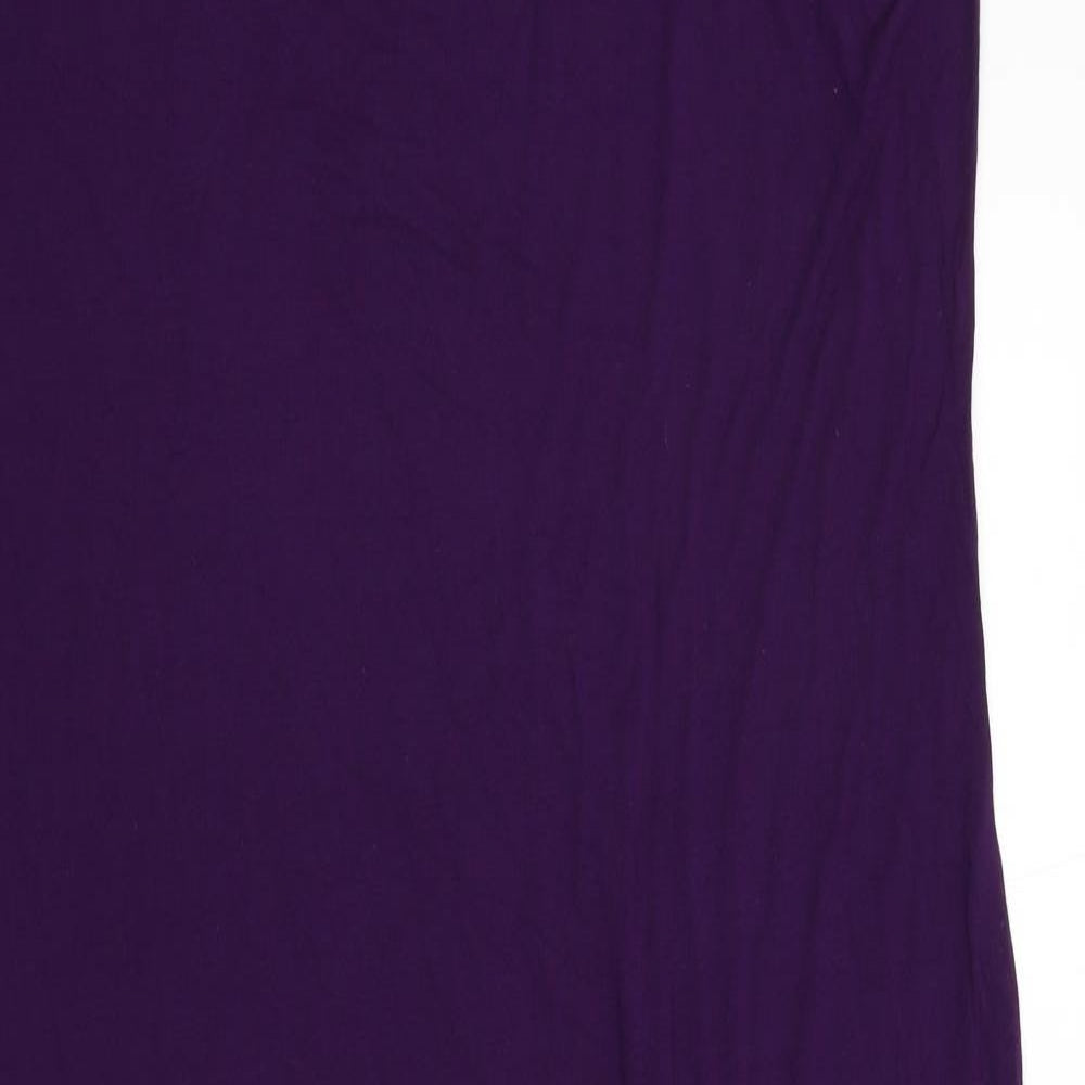 Signature Womens Purple   Tank Dress  Size 26
