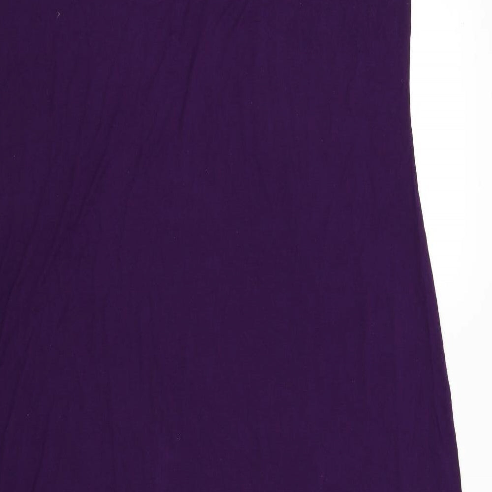 Signature Womens Purple   Tank Dress  Size 26