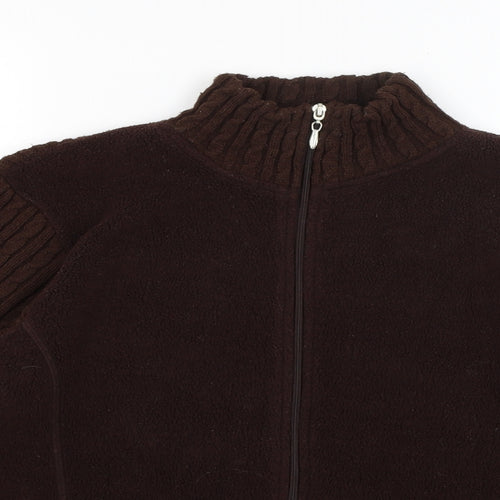 EWM Womens Brown   Full Zip Jumper Size 16
