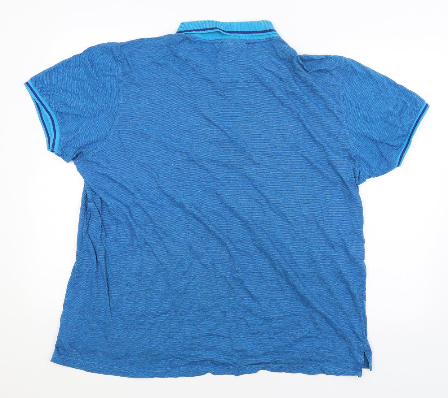 Piere Candin Mens Blue    Polo Size 3XL