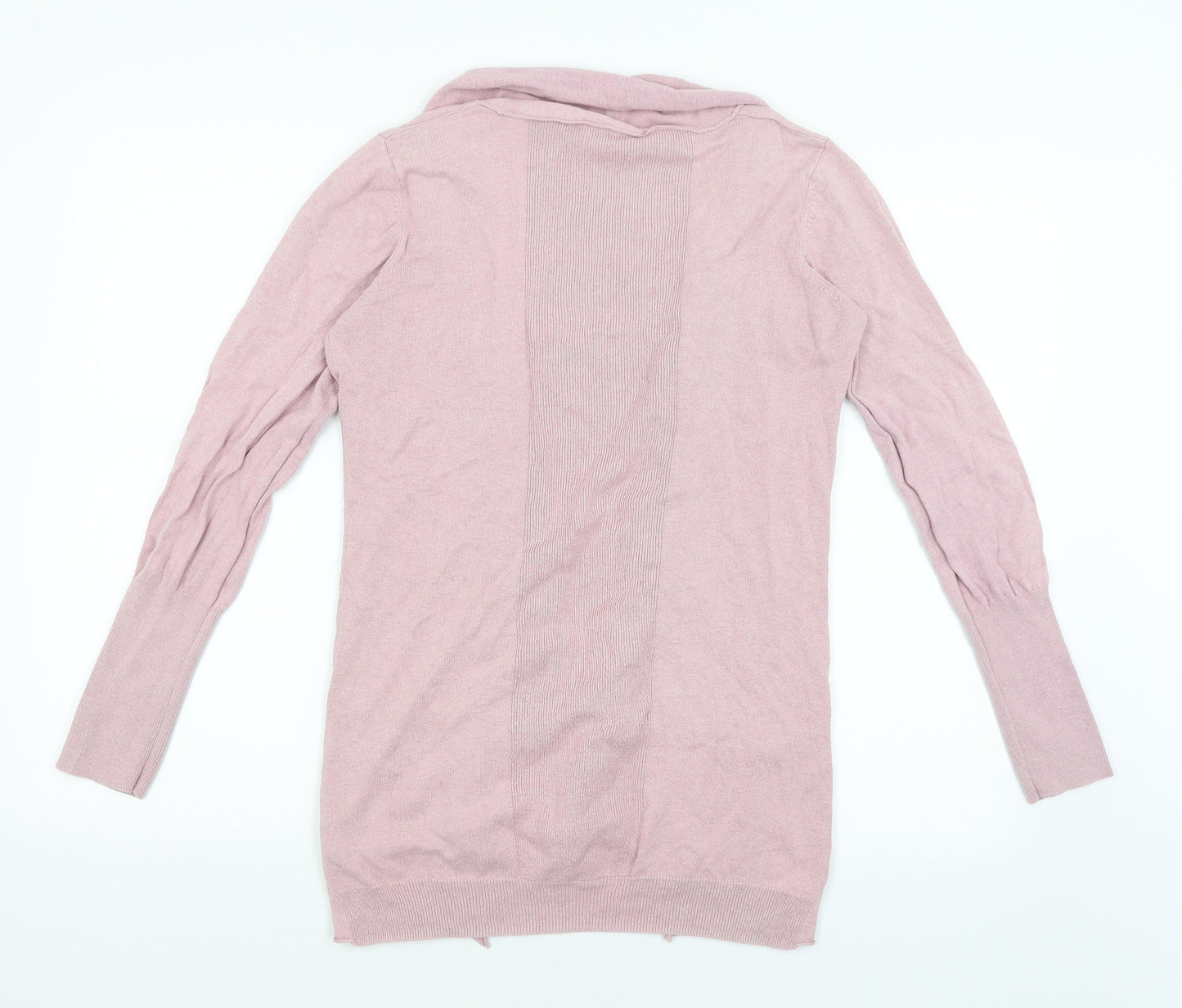 New Look Womens Pink   Wrap Jumper Size 12