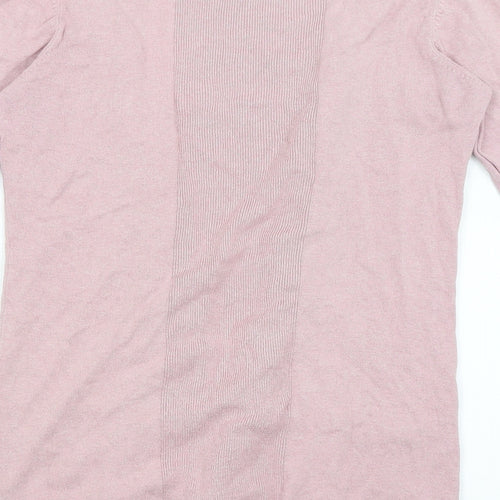 New Look Womens Pink   Wrap Jumper Size 12