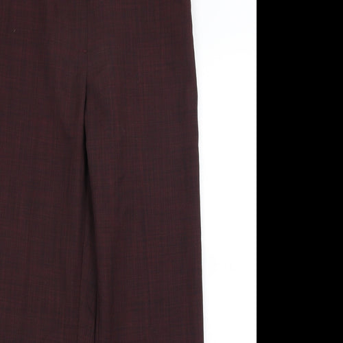 M&S Womens Red   Trousers  Size 8 L26 in