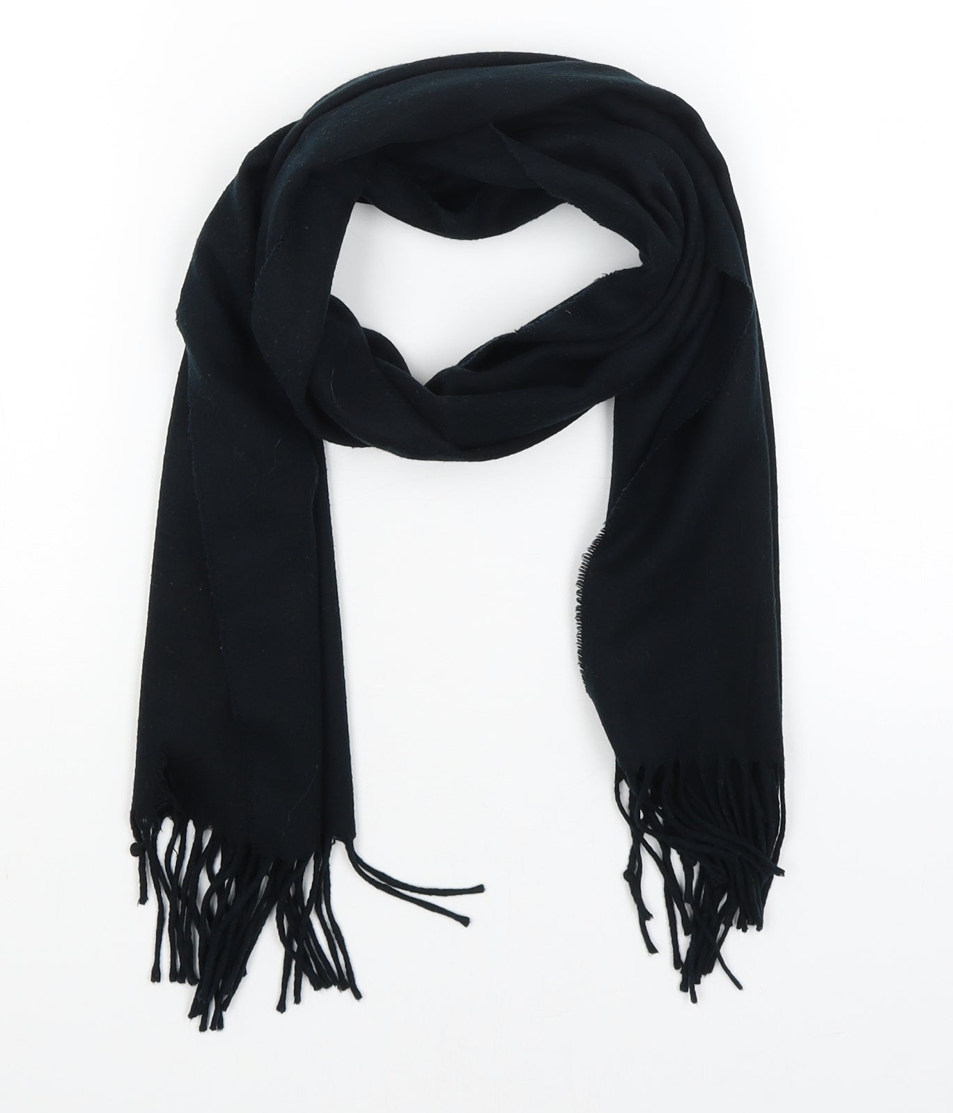Preworn Womens Black    Scarf