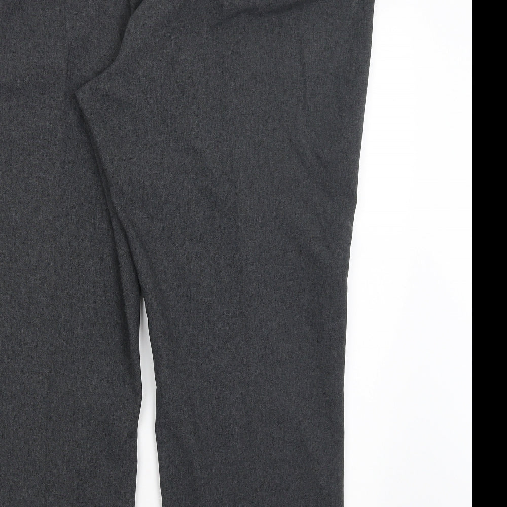 Bonmarche Womens Grey   Dress Pants Trousers Size 22 L26.5 in