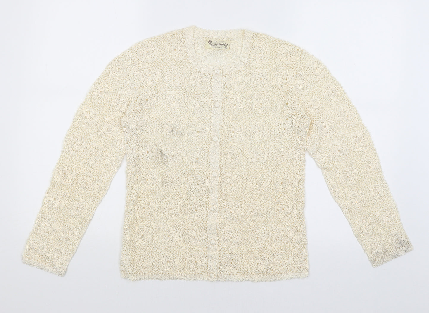 Preworn Womens Ivory   Cardigan Jumper Size S