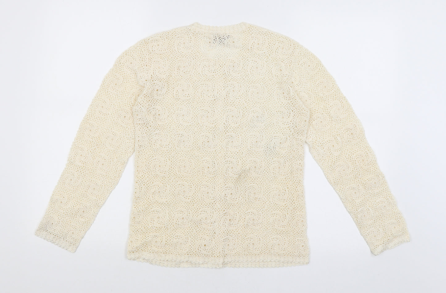 Preworn Womens Ivory   Cardigan Jumper Size S