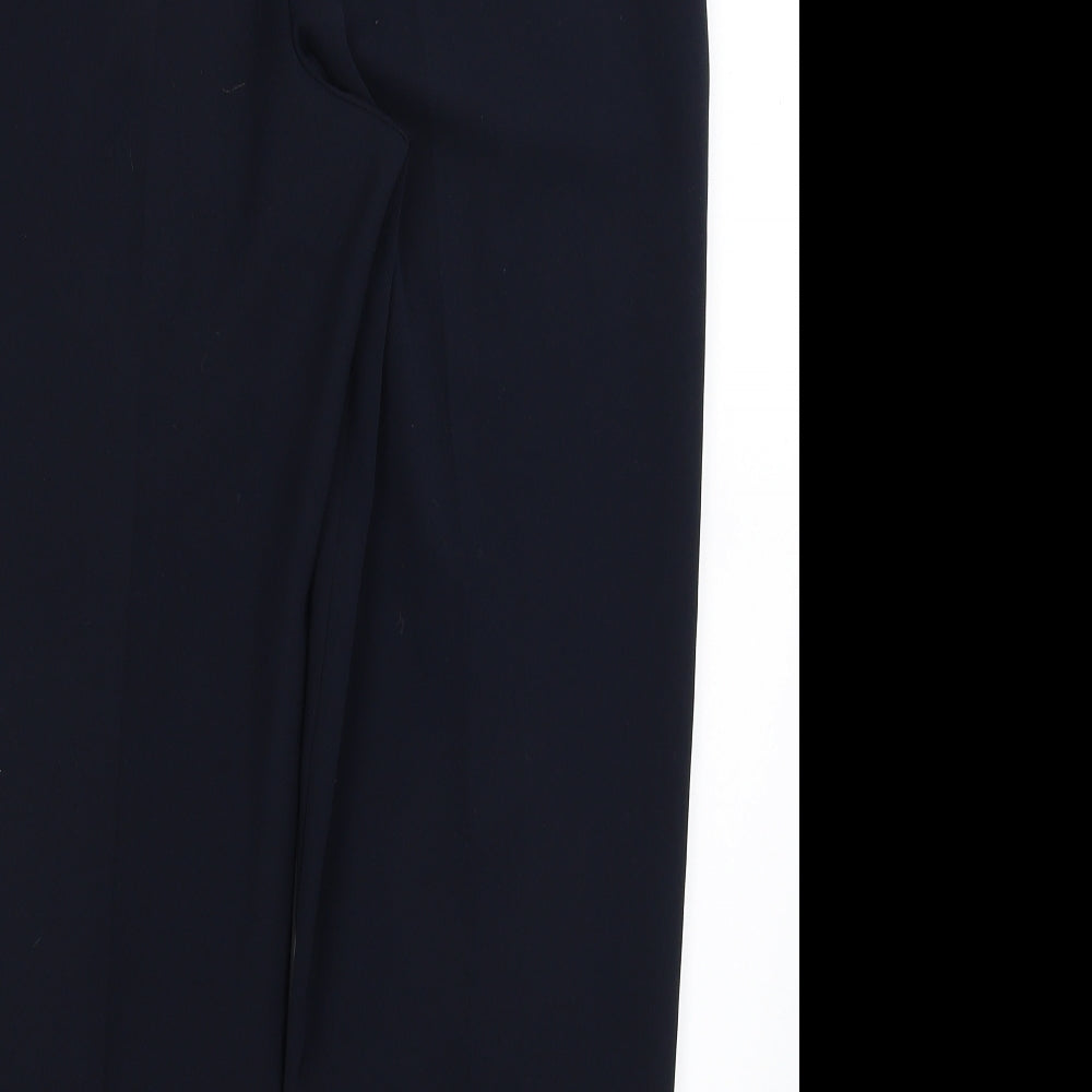 St Michael Womens Blue   Cropped Trousers Size 14 L25.5 in