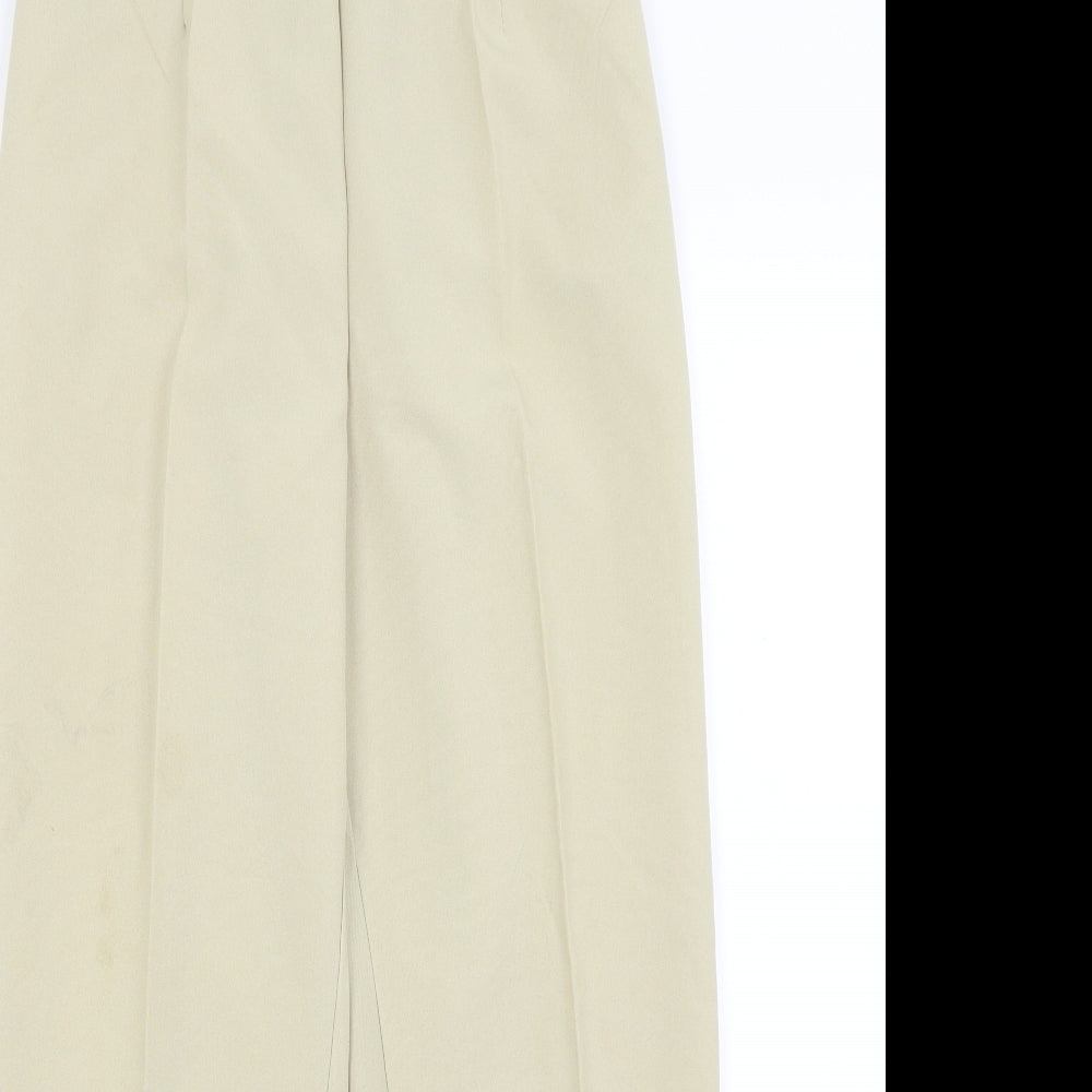 Preworn Womens Yellow   Trousers  Size 12 L26 in