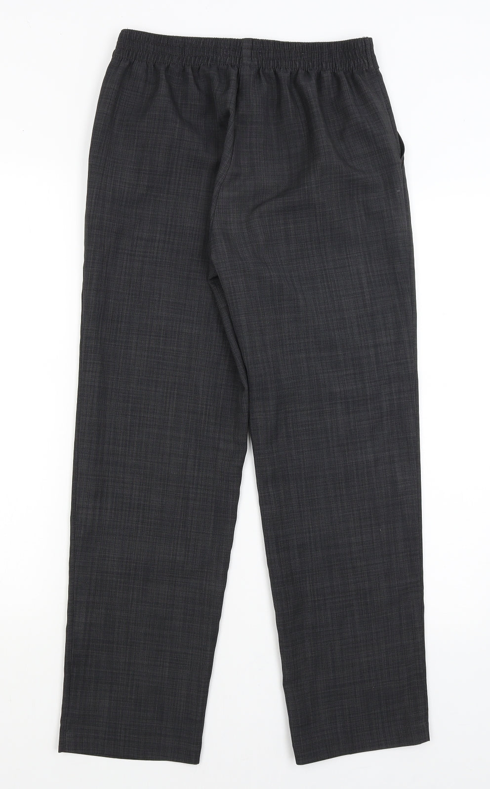 M&S Womens Grey   Cropped Trousers Size 8 L26 in