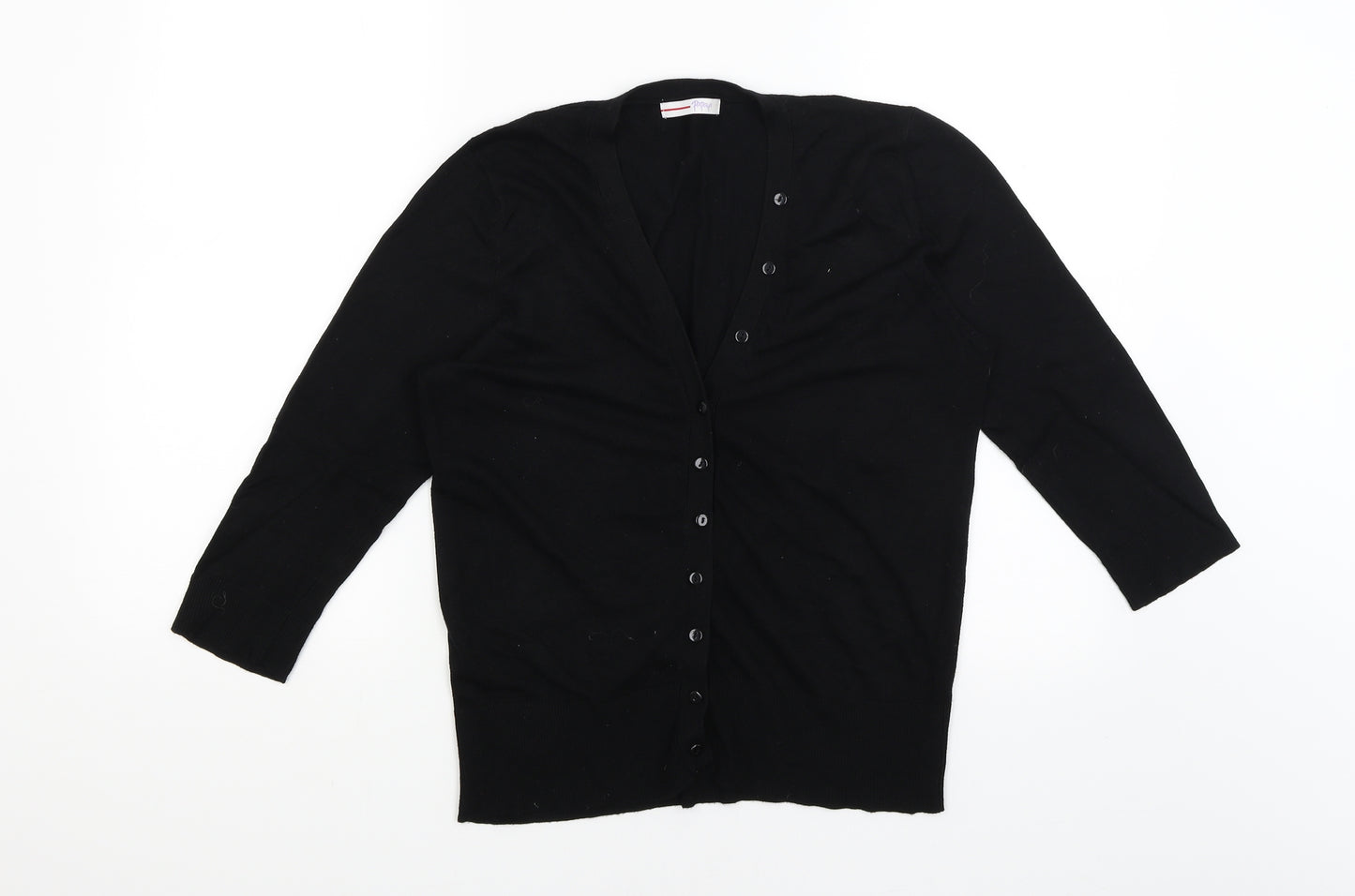 Papaya Womens Black   Cardigan Jumper Size 14