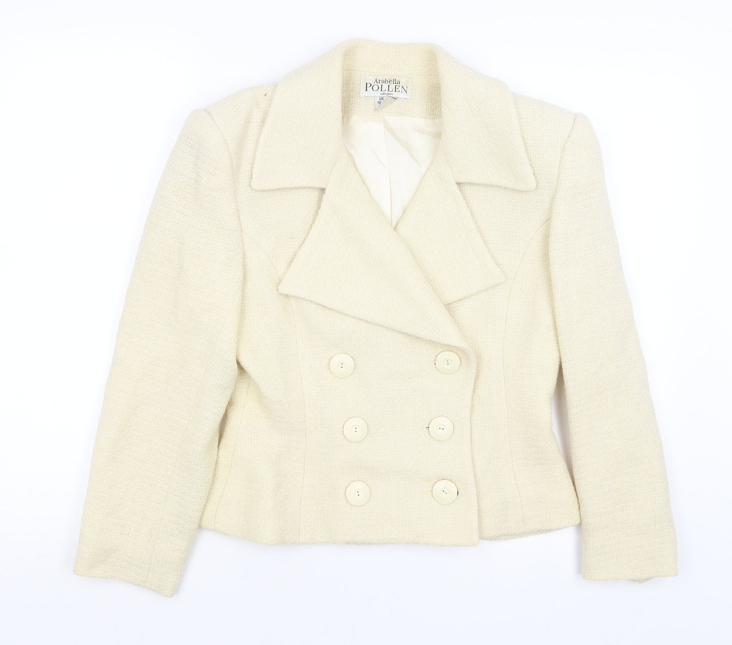 Arabella Pollen Womens Yellow   Jacket Blazer Size 10